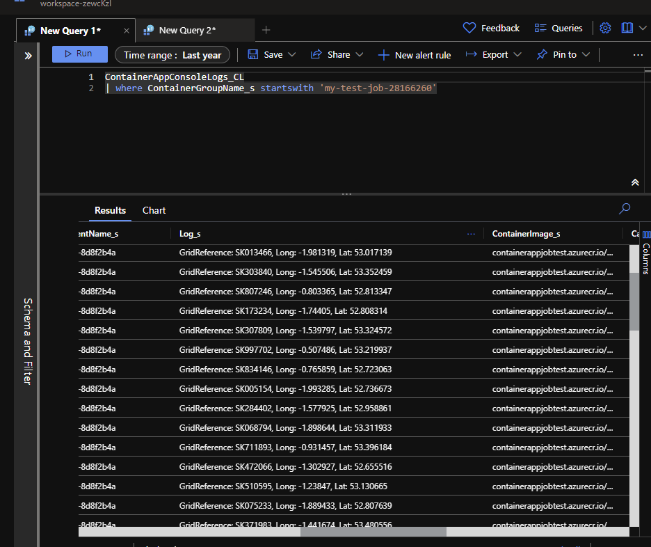 Scheduled Azure Container App Job Example