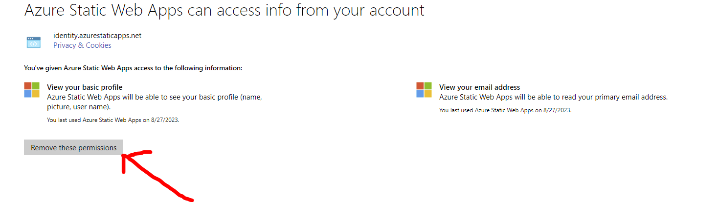 Authentication in Azure Static Web Apps with Oauth