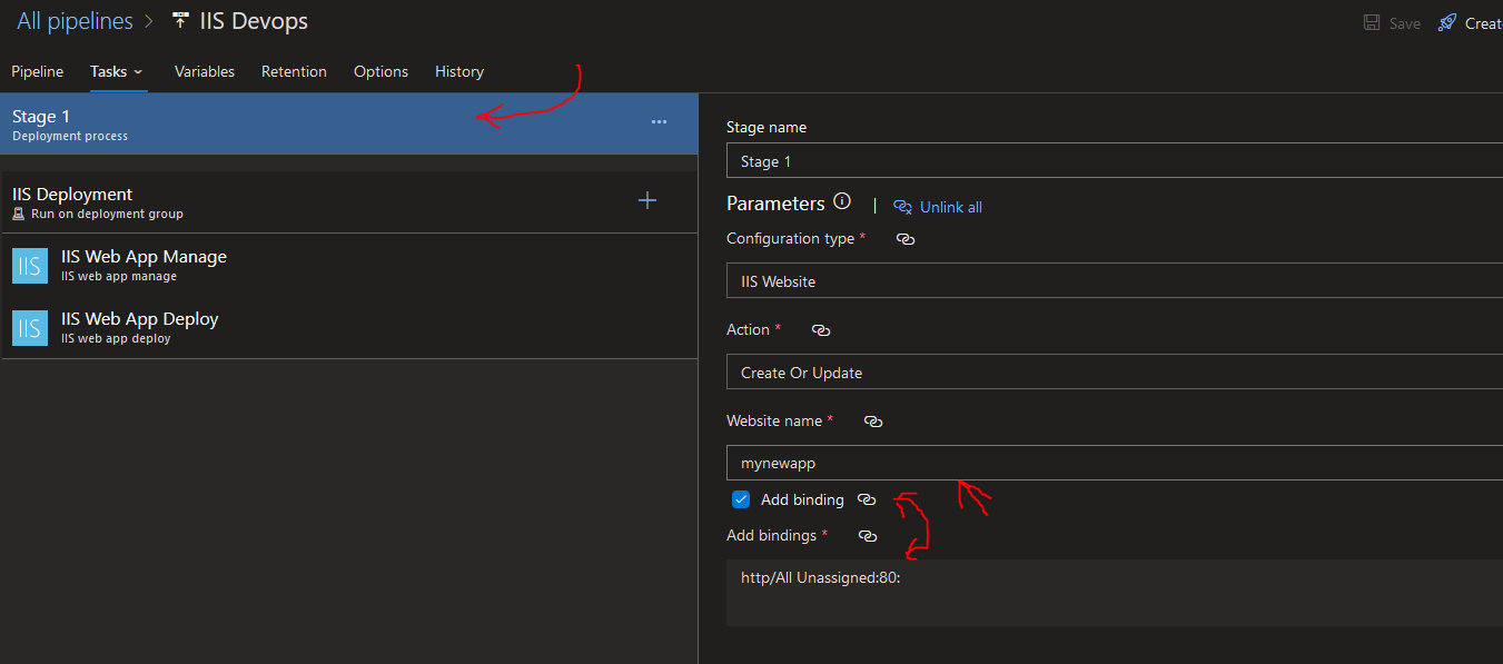 Deploy IIS site with Azure Devops