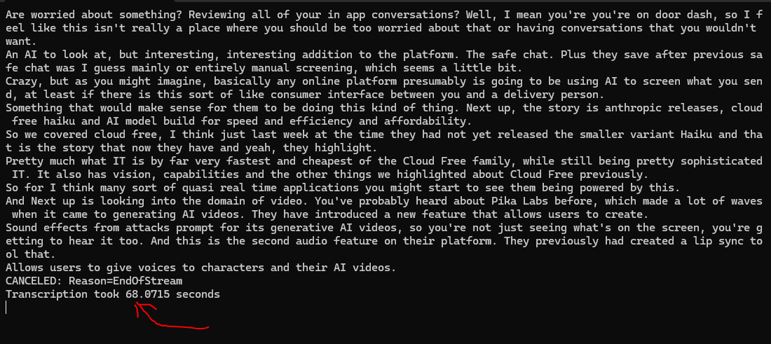 Azure AI Speech to Text vs OpenAI Whisper